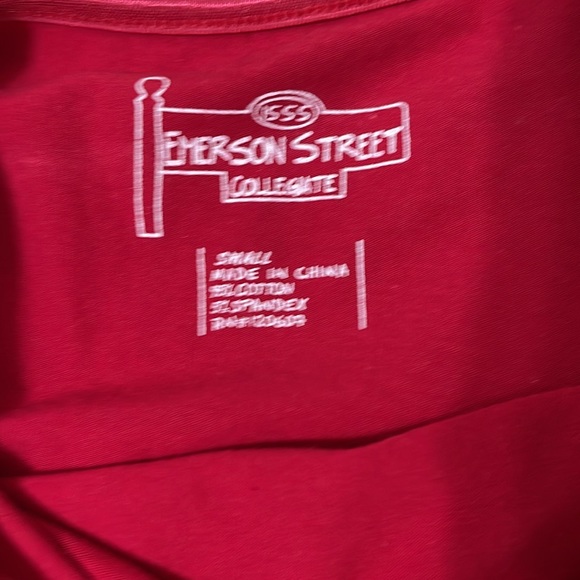 Women’s small Razorback t-shirt. Decorated with rhinestones - Picture 3 of 4